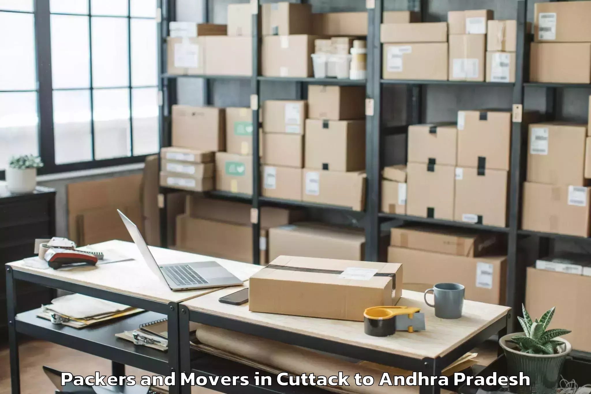 Cuttack to Machilipatnam Packers And Movers